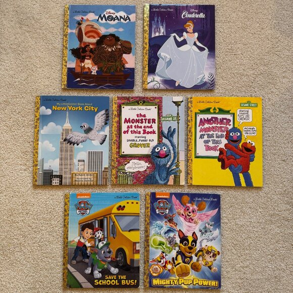 Set of 7 Little Golden Books – Assorted - Picture 1 of 8